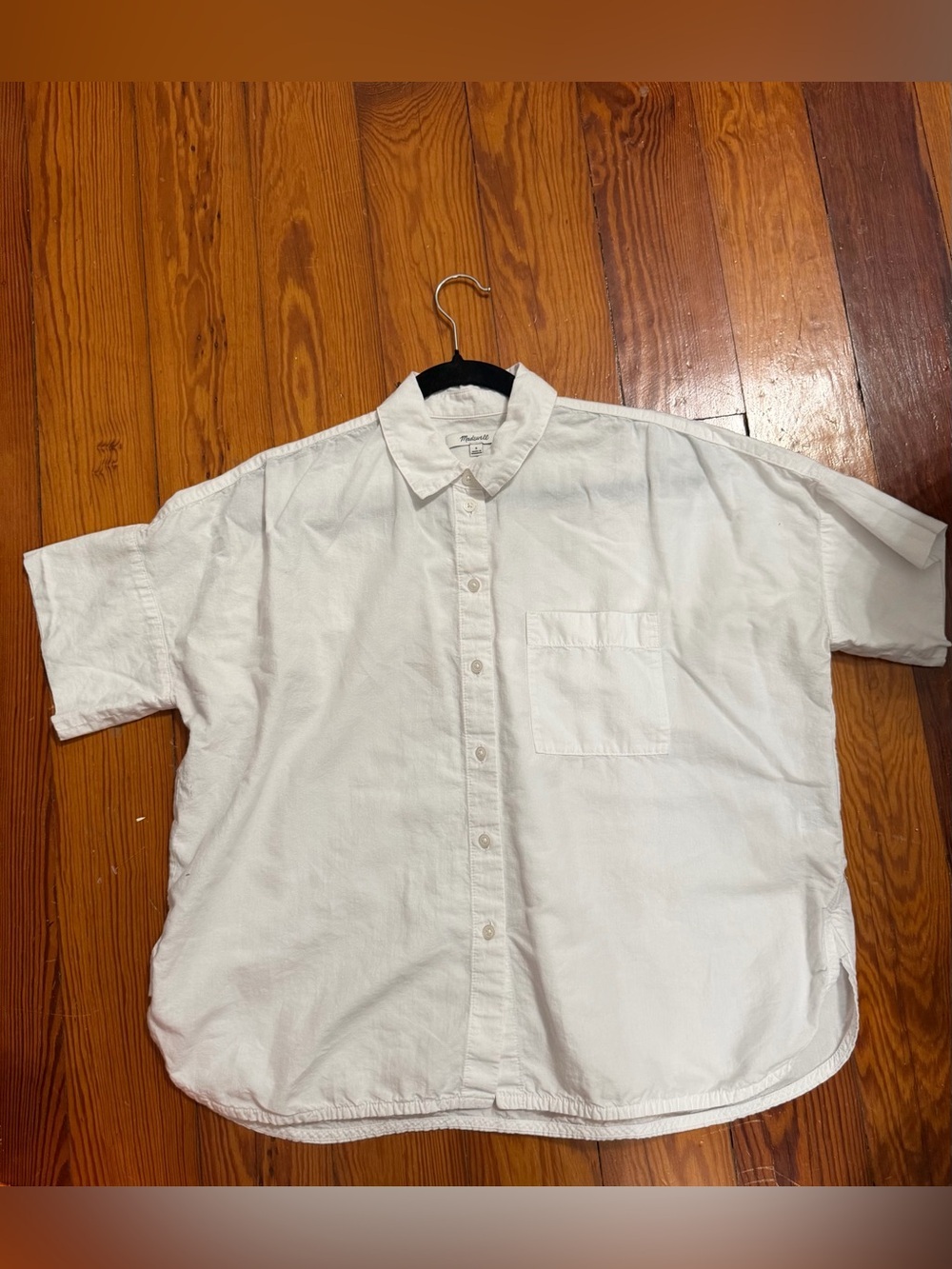 Madewell White Button Down